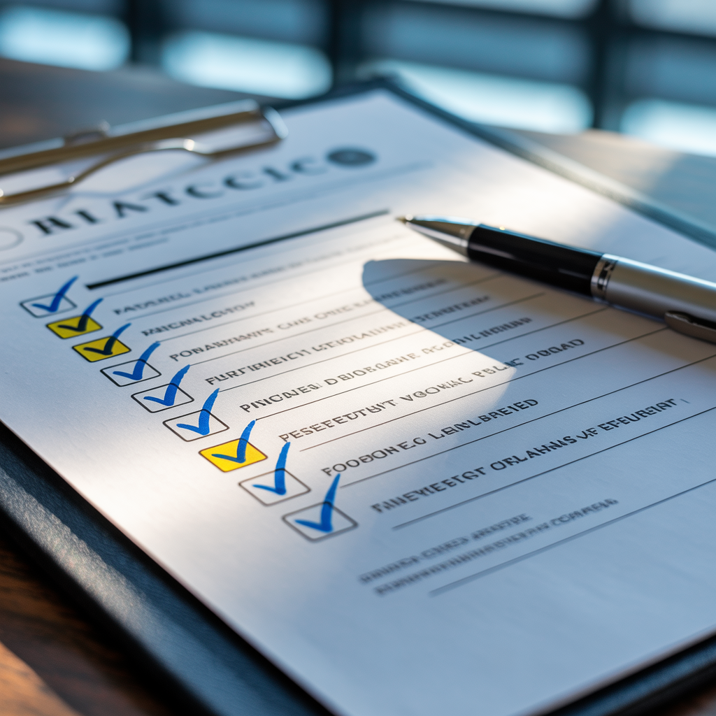 Checklist financiero